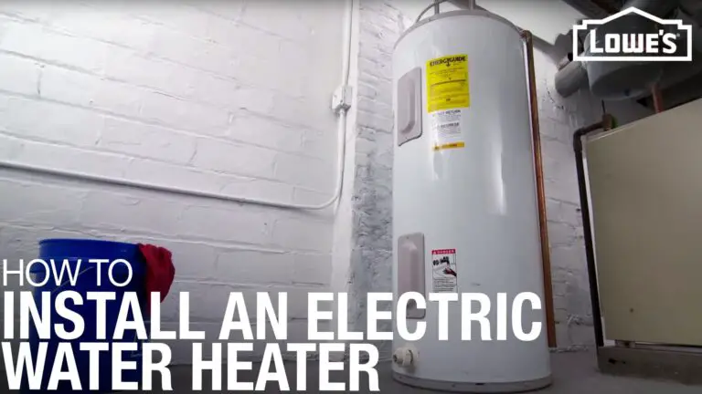 ht how to install an electric water heater
