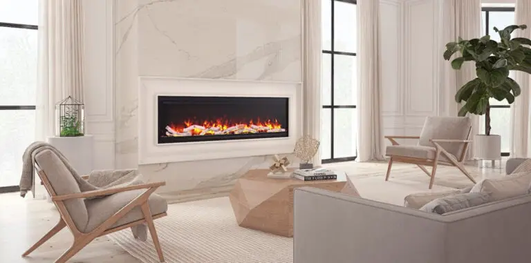 Are electric fireplace energy efficient Electric Fireplace Ambiance Impressionnist and Dracme Picture Frame Mantel 1 scaled 1