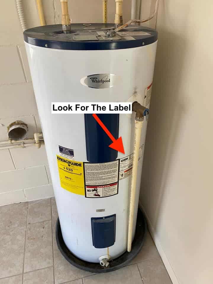How Old Is My Whirlpool Water Heater?