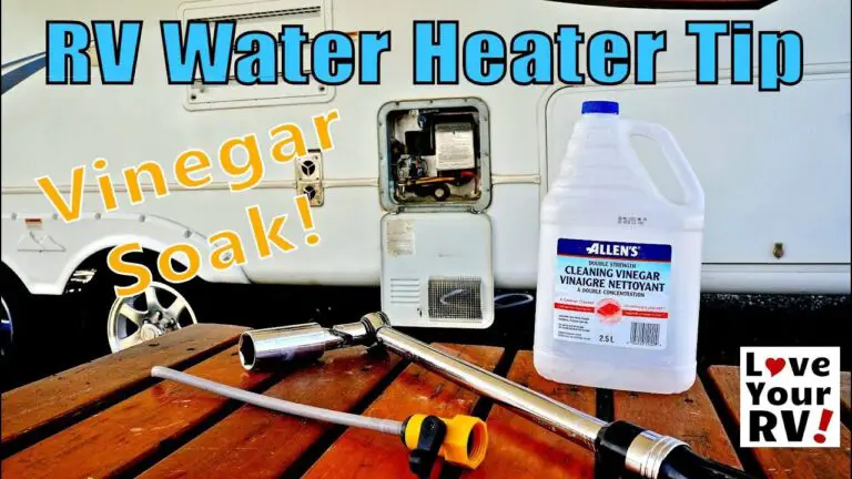 How To Clean Rv Hot Water Heater With Vinegar?