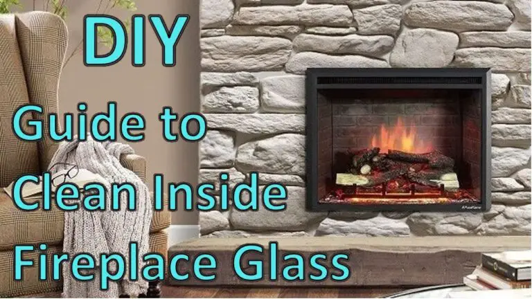 How To Clean The Inside Glass Of An Electric Fireplace?