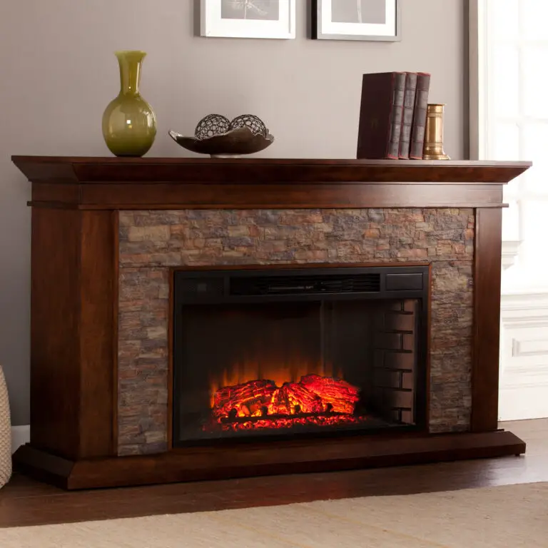 Southern Enterprises Canyon Heights Electric Fireplace: Simulated Stone Review