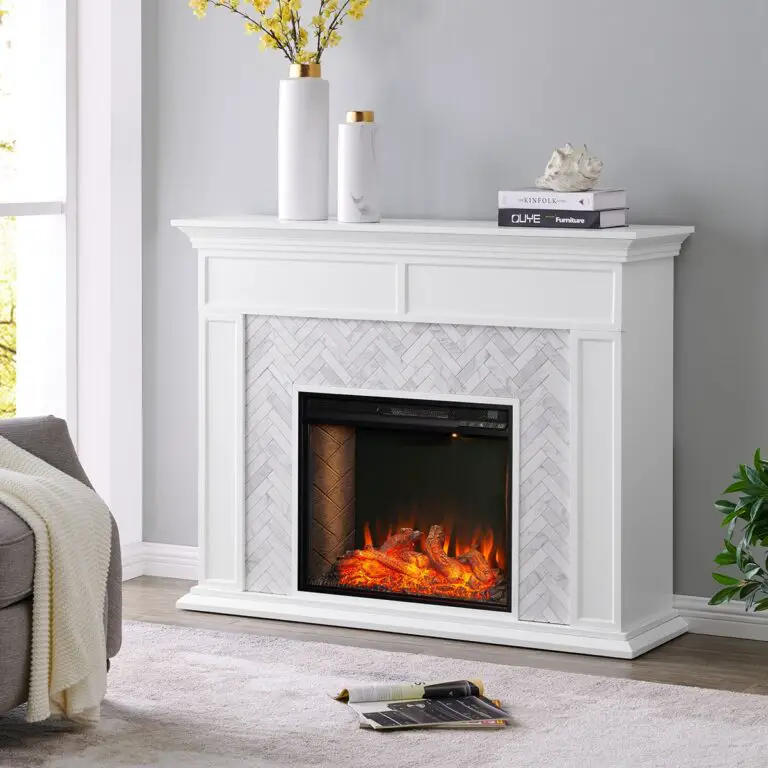 Southern Enterprises Torlington Marble Tiled Fireplace: Detailed Review