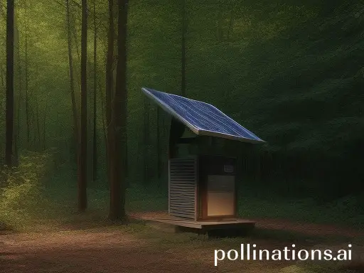 How do solar powered heaters impact the environment