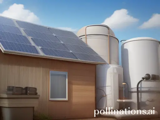 How do solar-powered water heaters function?