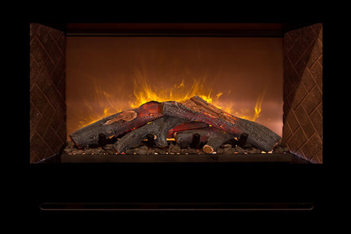 how does an electric fireplace work