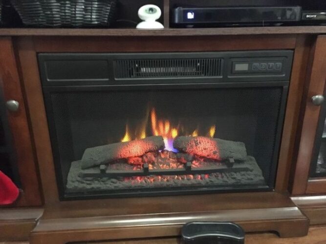How To Clean The Inside Glass Of An Electric Fireplace?  