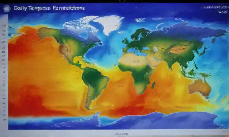 Explain daily temperature variations