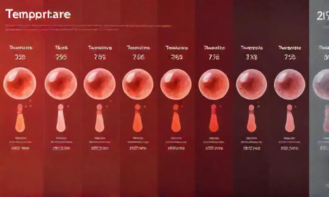 How does temperature affect blood health