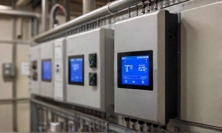 What role do thermostats play in industrial settings