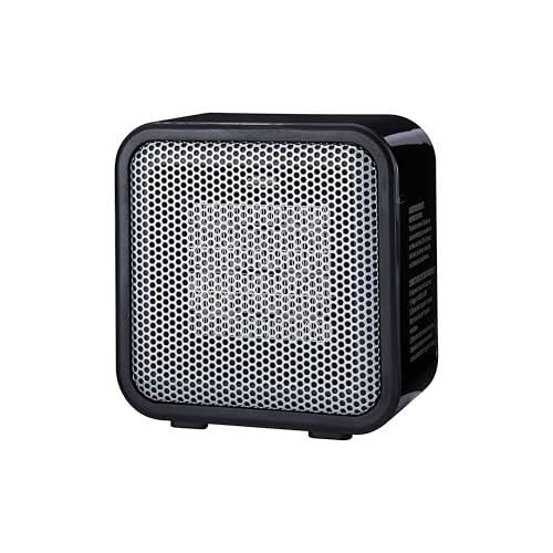 Amazon Basics Ceramic Space Heater, Mini Heater for Office Desk, ...