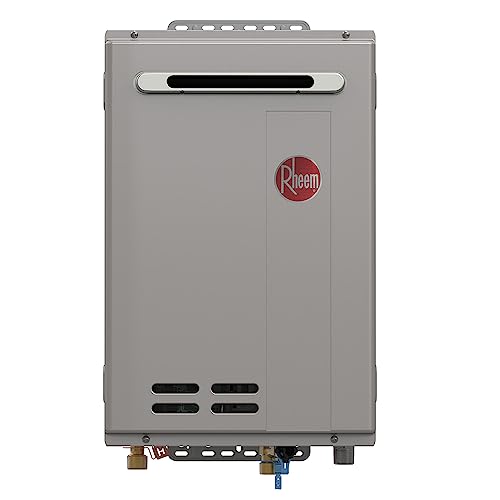 Rheem RTG-70XLP-3 High Efficiency Non-Condensing Outdoor Tankless Liquid Propane Water Heater, 7.0 GPM