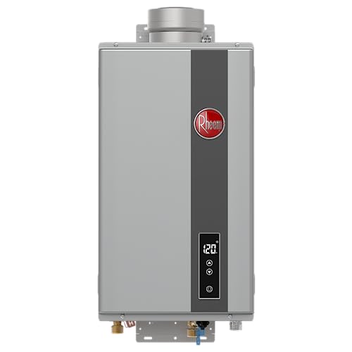 Rheem RTG-84DVLP-3 High Efficiency Non-Condensing Indoor Tankless Liquid Propane Water Heater, 8.4 GPM