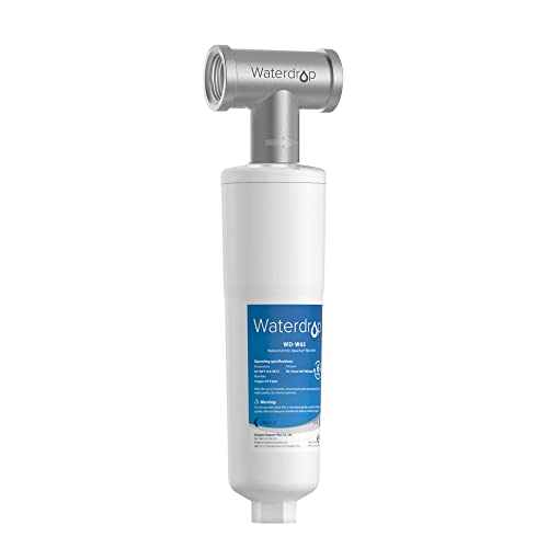 Waterdrop AP431 AP430SS Whole House Scale Inhibitor Filter, Heater Softener System, Prevent Scale Build Up On Hot Water Heaters, Pipes and Boilers