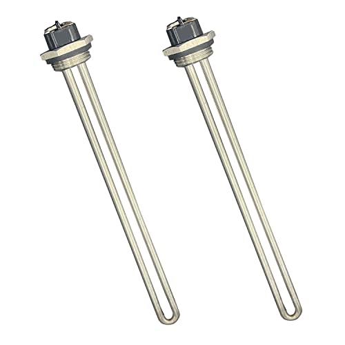 Upgraded 100108283 Water Heater Element, For AO Smith Electric Water Heaters, 4500W 240V Screw-In, Replace 100108284 9000092015 9000092045 Heating Element, With New Gasket，2 pack