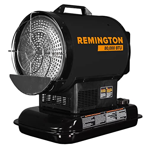 80,000 BTU Battery Operated Kerosene/Diesel Radiant Heater with Thermostat