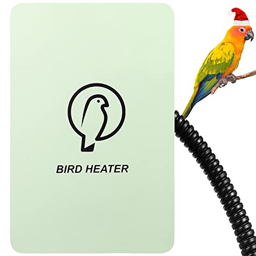 Kokopro Bird Heater for Cage - Snuggle Up Bird Warmer for Exotic Pet Birds, 10W African Grey, Parakeets, Parrots, (3.7