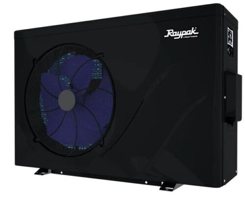 Raypak Crosswind Model 40i Heat/Cool Electric Pool Heat Pump 33K BTU 208/230V Hard Wire - Not a Plug-in -Inverter Technology, 33,000 BTU, WiFi Capable, for Above Ground and In Ground Pools and spas.