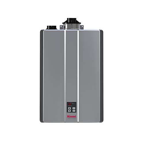 Rinnai RSC199iP Smart-Circ Condensing Gas Tankless Water Heater, Super High Efficiency Plus Propane Heater, Up to 11 GPM, Indoor Installation, 199,000 BTU