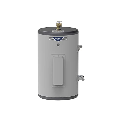 GE Appliances 10 Gallon Versatile Plug and Play Electric Water Heater with Adjustable Thermostat, Easily Installs Where You Want It, 120 Volt