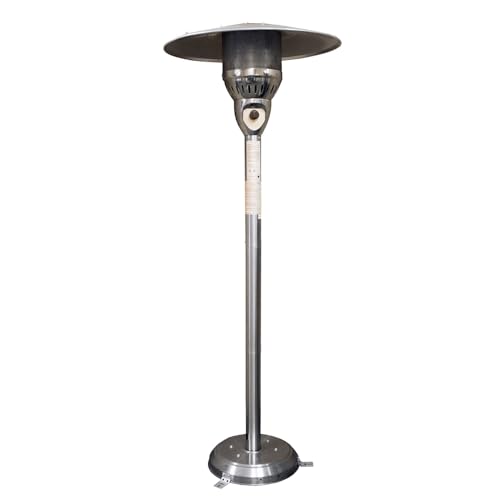 Hiland NG-WSS Tall Natural Gas Patio Heater,