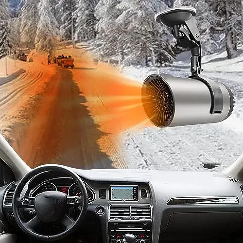 Portable Car Heater, 12V 150W Windshield Defogger and Defroster, 2 ...