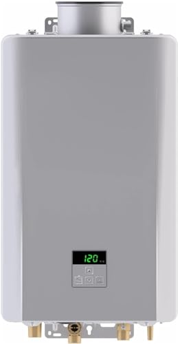 Rinnai RE140iP Non-Condensing Propane Tankless Water Heater, Up to 5.3 GPM, Indoor Installation, 140,000 BTU