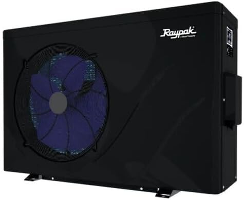 Raypak Crosswind Model 30i Heat/Cool Electric Pool Heat Pump 28K BTU 208/230V Hard Wire - Not Plug-in - Inverter Technology, 28,000BTU, WiFi Capable, for Above Ground and In Ground Pools and spas