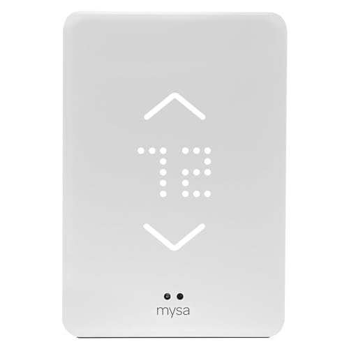 Mysa Smart Thermostat for Electric Baseboard Heaters 240V | Remote Control with 100% Free APP | Easy Install | HomeKit, Alexa, Google Home | Wi-Fi Programmable | Temp. & Humidity Alerts