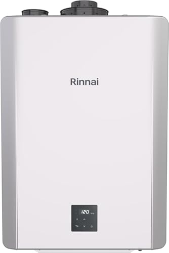 NEW Rinnai RX199iN Condensing Smart Sense Natural Gas or Propane Tankless Water Heater, Indoor or Outdoor Water Heater, Up to 11.1 GPM, 199,000 BTU