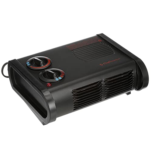 Caframo True North Heater. Low Profile, Quiet, Powerful Heater for Work and Home. Black, 11.25