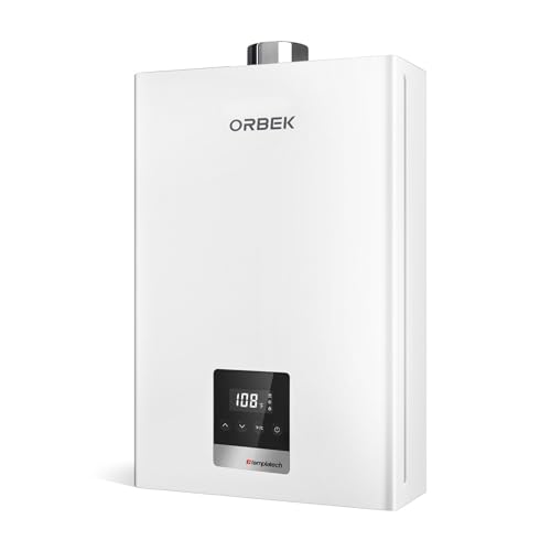 80,000 BTU Residential Indoor Propane Tankless Water Heater, ORBEK 120 Volt On-demand Instant Hot Water Heater, Up to 3.6 GPM, CSA Certified Multiple Points of Use Water Heater