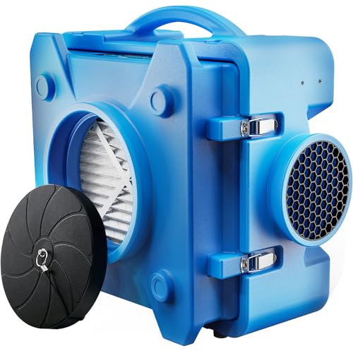 CADPXS Shield-550 Air Scrubber, Negative Machine Airbourne Cleaner HEPA Scrubber Water Damage Restoration Equipment Air Purifier