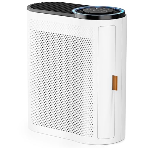 AROEVE Air Purifiers for Home Large Room Up to 1095 Sq Ft Coverage with Air Quality Sensors Impressive Filter Layer with Auto Function for Home, Bedroom, MK04- White