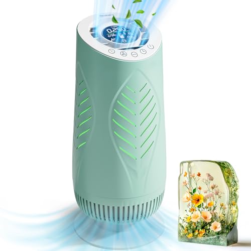 Resiners Purair Air Purifier for Epoxy Resin, Remove 83% TVOC—SGS Certified, HEPA Air Filter Purifier with Air Filtration System for Resin Molding & Casting, Epoxy Resin Tools Accessories Supplies