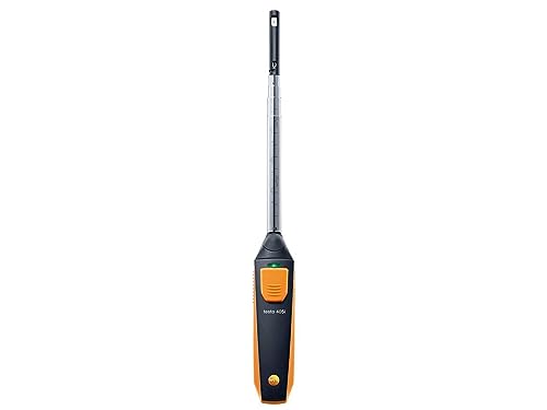 testo 405i Anemometer – Anemometer handheld for Air Velocity, In-Duct Airflow, and Temperature – CFM Meter with Bluetooth and App operation