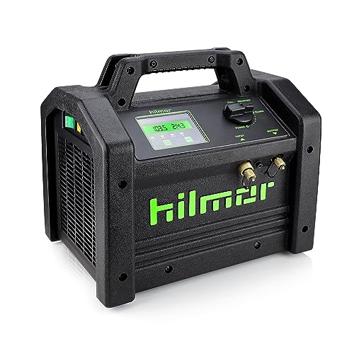 Hilmor 1950536 Brushless DC Refrigerant Recovery Machine, HVAC Tools and Equipment, Professional Use, 9.6