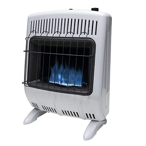 Mr. Heater MHVFBF20NGT 20,000 BTU Vent Free Blue Flame Natural Gas Heater & Supplemental Heat in Cold Rooms, Additions, Sun Rooms & Cabins - White