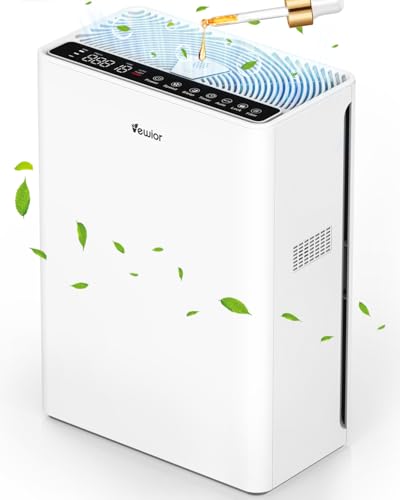 VEWIOR Air Purifiers For Home Large Room Up To 2200 sqft H13 HEPA Air Purifiers Filter With Fragrance Sponge Timer Washable Filter Cover,15 DB Quiet Air Cleaner For Pets Dander Smell Smoke Pollen