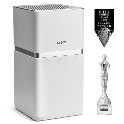 ELEGOO MARS MATE Air Purifier, Remove Up to 95% TVOC, Compatible with Saturn 8k, Saturn 2, Saturn 3, Saturn 3 Ultra, Mars 4 DLP, Mars 4 MAX, Jupiter, Jupiter SE, Saturn 4, Saturn 4 Ultra 3D Printers