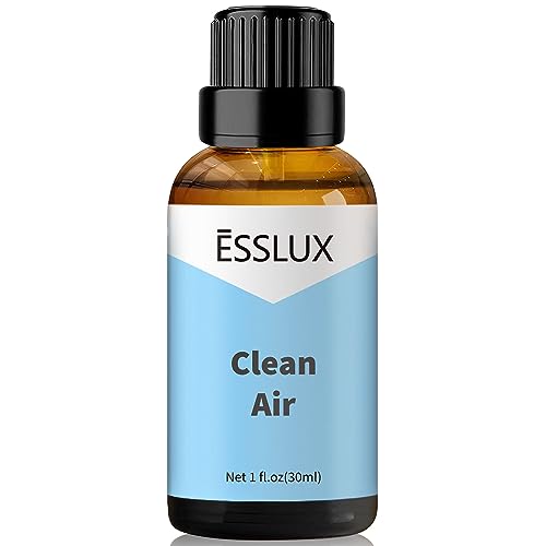 Clean Air Fragrance Oil - ESSLUX Aromatherapy Essential Scented Oils for Diffuser, Massage, Soap, Candle Making Scents, Perfume, Home Fragrance, 30 ml