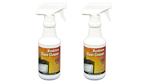 MEECO'S RED DEVIL 701 Woodstove Glass Cleaner 16 oz (Pack of 2) - Formula for Removing Baked-On Creosote, Smoke, Soot, and Dirt - Made in the USA