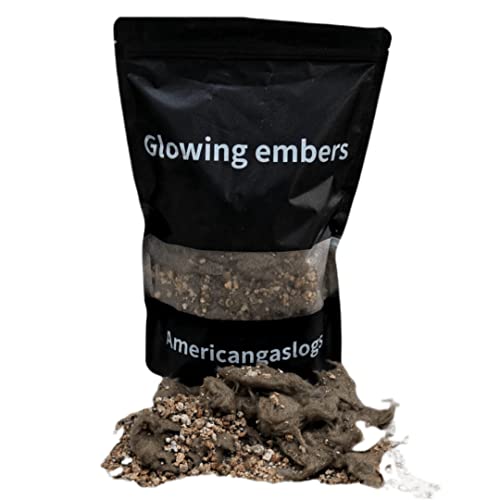 High Temperature Resistance Glowing Embers 7 oz Bag for Gas Logs-