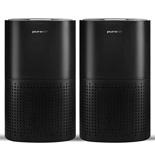 Powerful PuroAir HEPA Air Purifiers for Home Large Rooms - Covers 1,115 Sq Ft - Filters Up To 99% of Pollutants, Smoke, Pollen, Dust, and VOCs - Air Purifiers for Bedroom - Quiet HEPA Air Filter