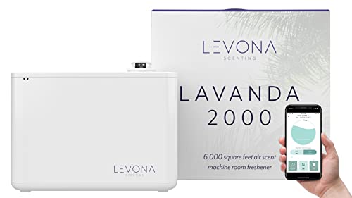 Levona Scent Lavanda: 6000 SQFT HVAC Diffuser - Whole House Air Freshener - Scent Air for Office, Hotel & Home Scent Diffuser - Fragrance HVAC Scent Diffuser + App Control (Scent Sold Separately)