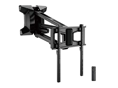 Monoprice Premium Pull-Down Above Fireplace TV Wall Mount Motorized Electric for 37