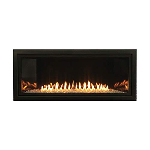 Empire Boulevard Vent-Free 36-in Propane Linear IP Fireplace with Thermostat Variable Remote Control