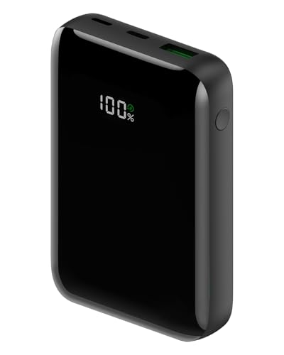 OKZU 5V 2A Power Bank for Heated Vest, Jacket, Stadium Seats, Chair Battery Pack, 10000mAh Packet Size LED Display Portable Charge for Heated Clothing, USB Heated Blanket, Coat