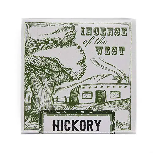 Incienso de Santa Fe - Hickory Natural Wood Incense Bricks Without Holder, 40 Count - Made in The USA