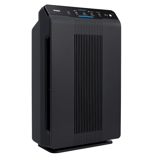 Winix 5500-2 Air Purifier with True HEPA, PlasmaWave and Odor Reducing Washable AOC Carbon Filter Medium